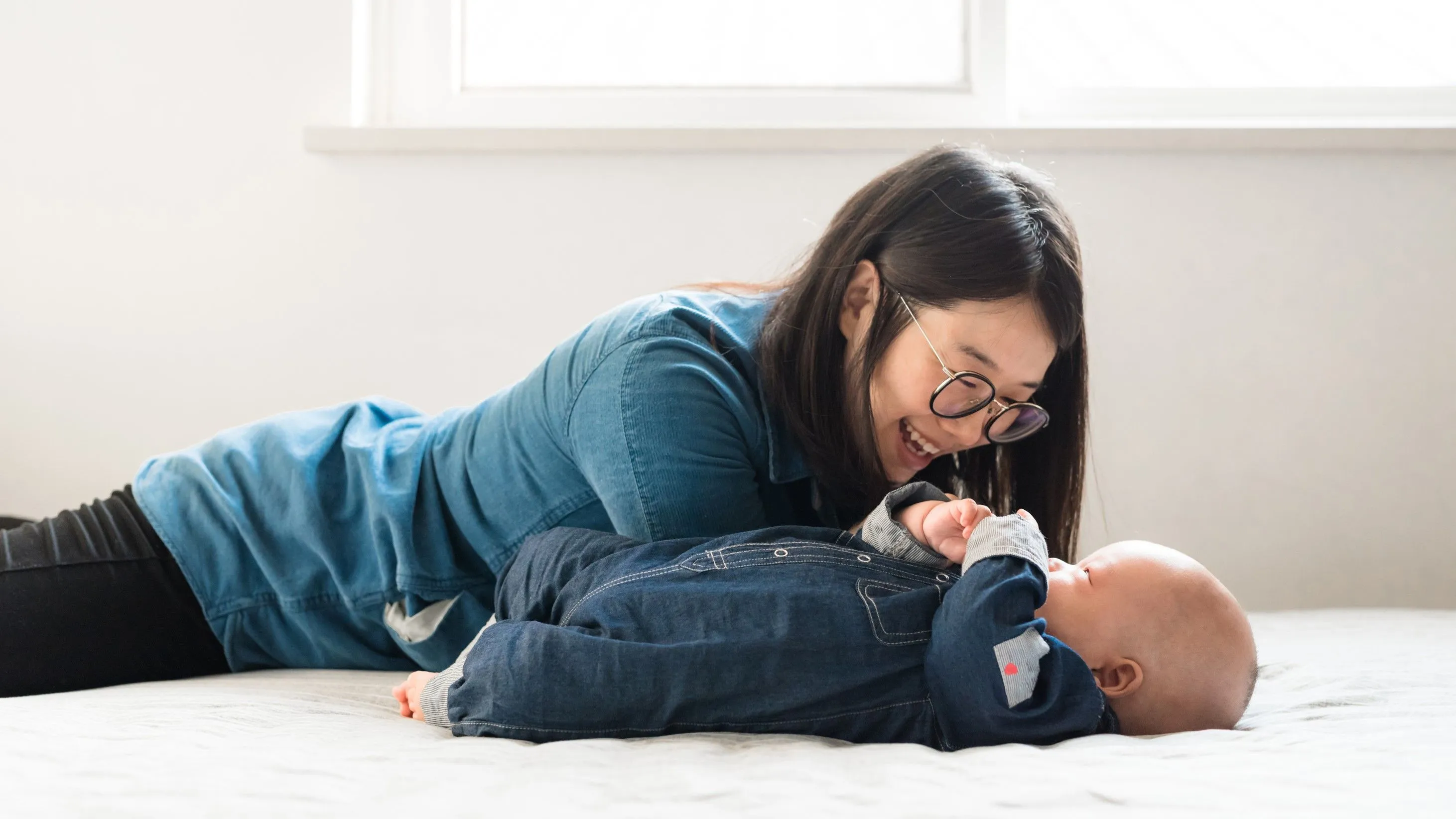 Baby and mother